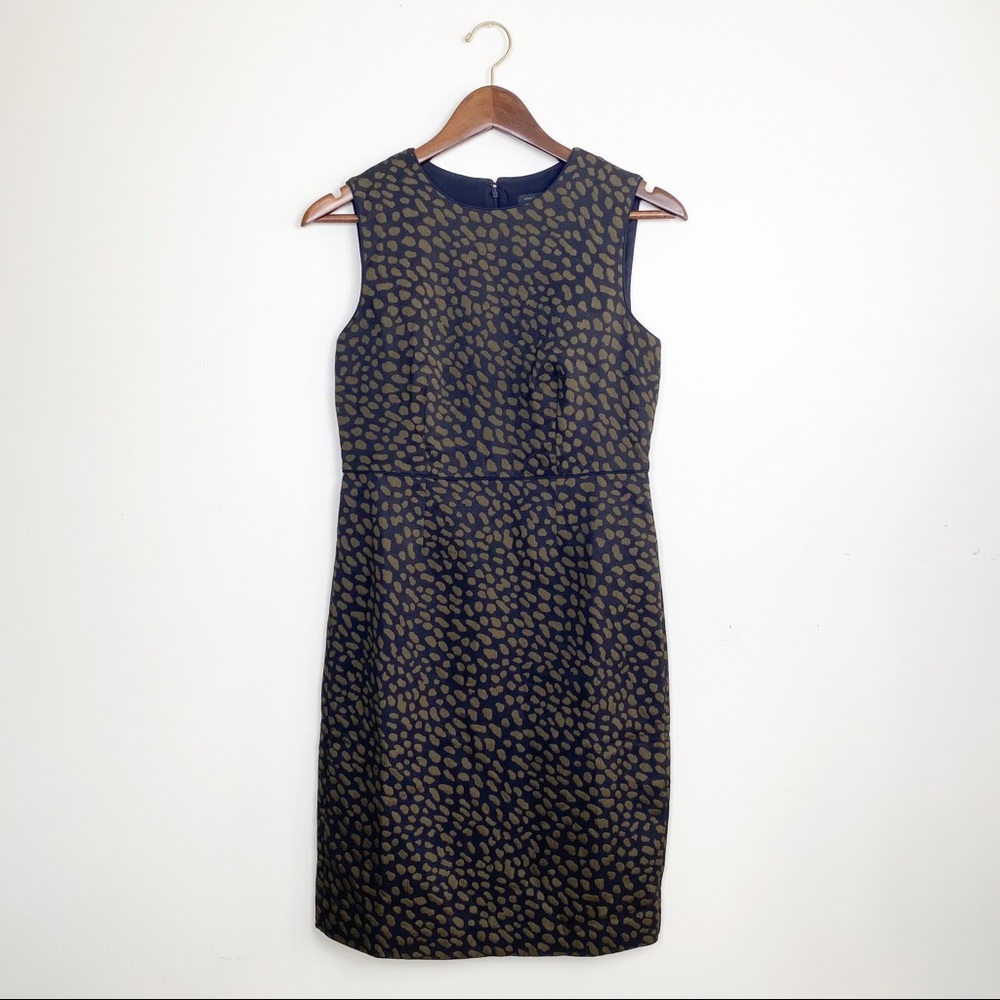 Ann Taylor Dress Leopard Print Sleeveless